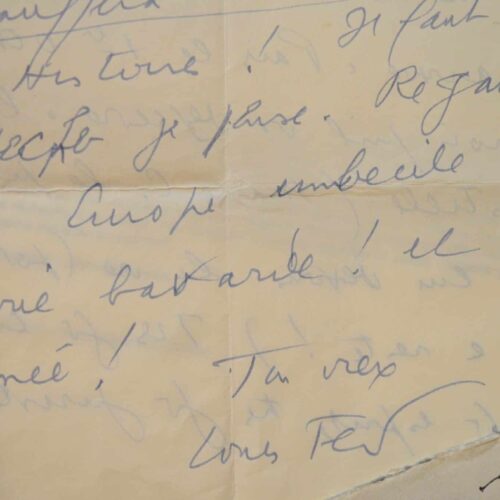 Violente charge de Céline contre l'Europe "imbécile, pourrie, bavarde et paumée".