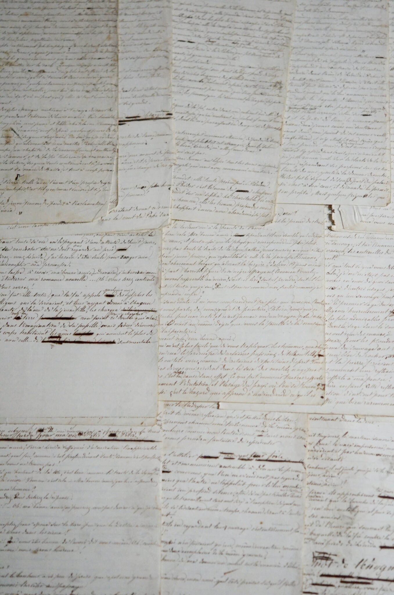 Manuscrit complet du conte fantastique d'Élisa Mercoeur, Le Double Moi. – vue 2 Manuscrit complet du conte fantastique d'Élisa Mercoeur, Le Double Moi. – vue 2