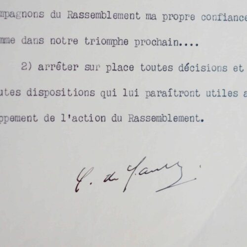 De Gaulle donne ses instructions à Jacques Foccart pour une mission aux Antilles.