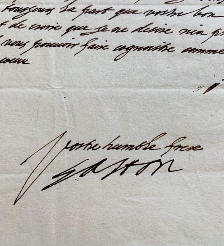 Gaston d&rsquo;Orléans annonce son retour en France et promet fidélité au Roi
