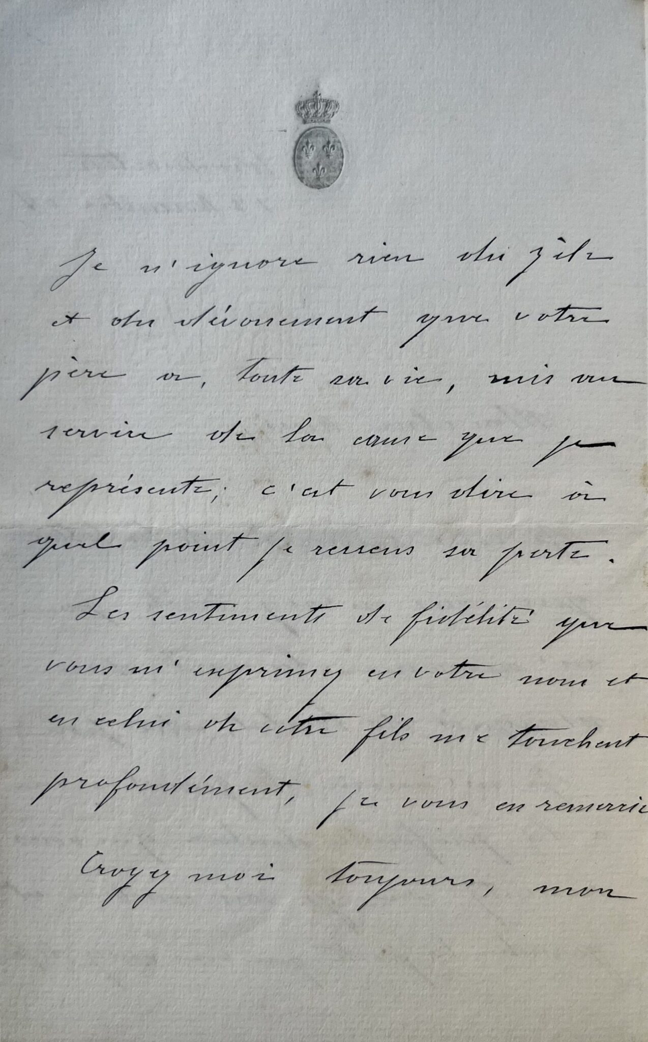 Philippe d'Orléans rend hommage au dévouement du marquis de Lordat. – vue 3 Philippe d'Orléans rend hommage au dévouement du marquis de Lordat. – vue 3