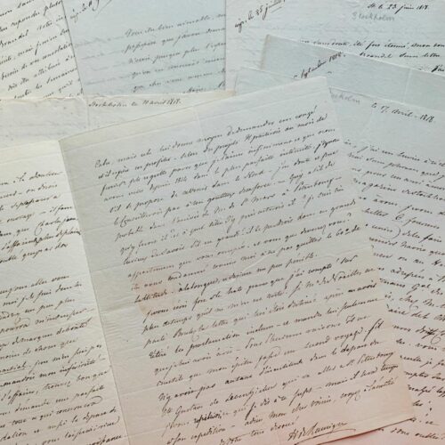 Belle et intéressante correspondance de Suède au moment de l'arrivée de Bernadotte – vue 2
