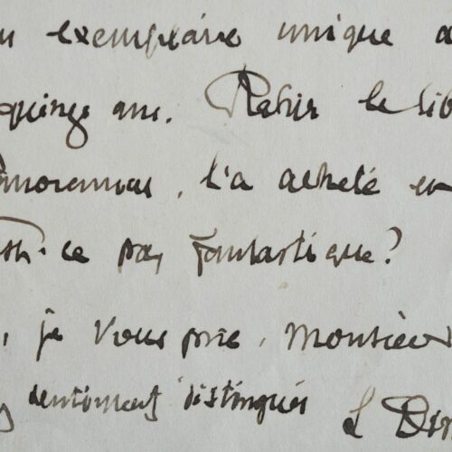 Louis Dimier s'enthousiasme pour un travail sur Bernard Palissy.