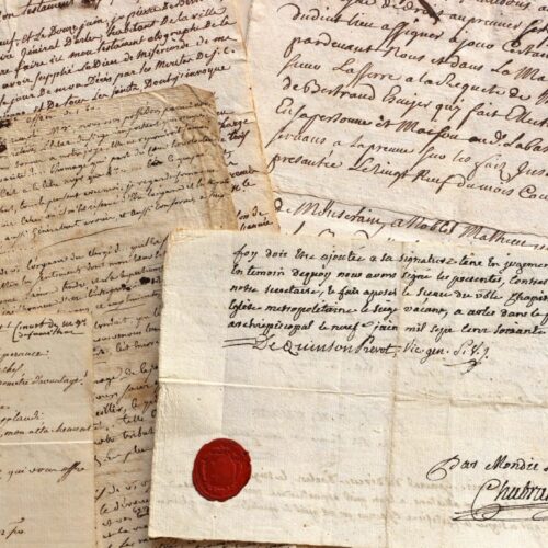 Papiers d'un archidiacre de Foix (Ariège), du début du XIXe.