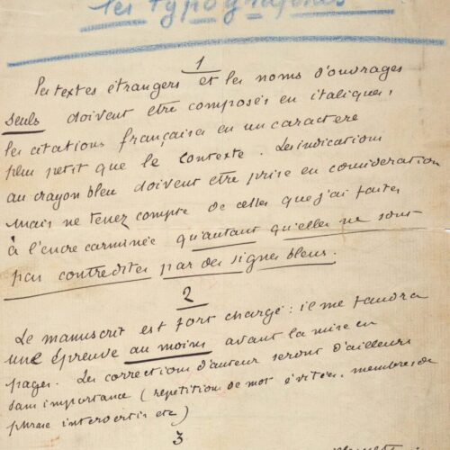 De la prison de la Santé, Laurent Tailhade dirige l'impression de son livre. – vue 2