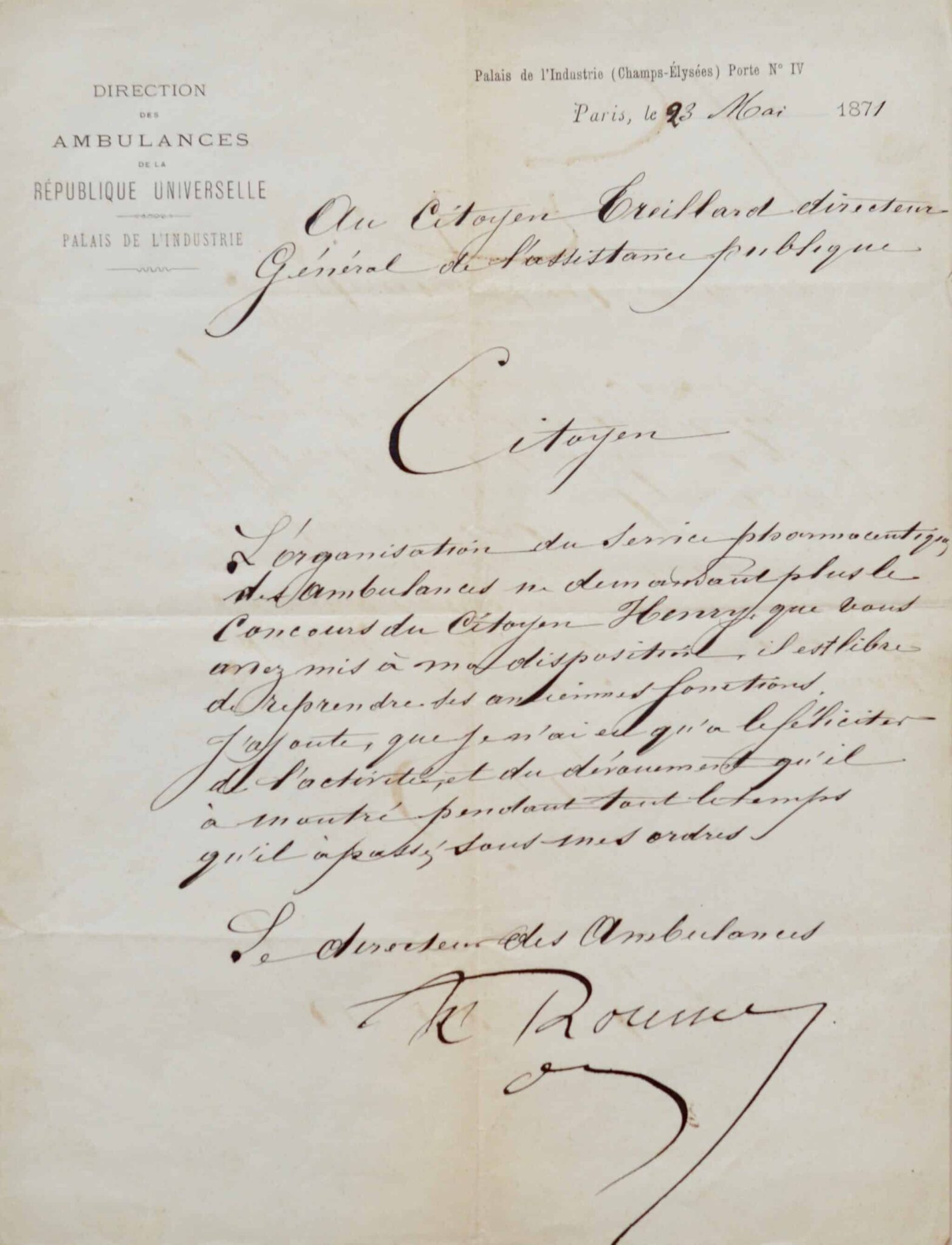 La Commune de Paris proclame la séparation de l'Église et de l'État. – vue 4 La Commune de Paris proclame la séparation de l'Église et de l'État. – vue 4