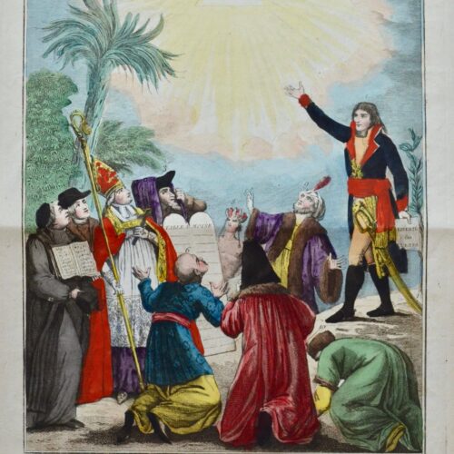 Belle estampe sur la liberté des cultes proclamée par Bonaparte. – vue 2