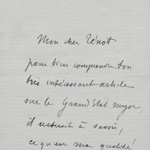 Gambetta s'interroge sur le Grand Etat Major. – vue 2