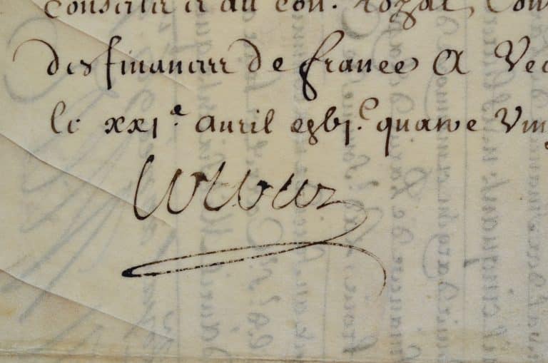 Colbert accorde une commission importante au garde du trésor royal, Gédéon Du Mets.