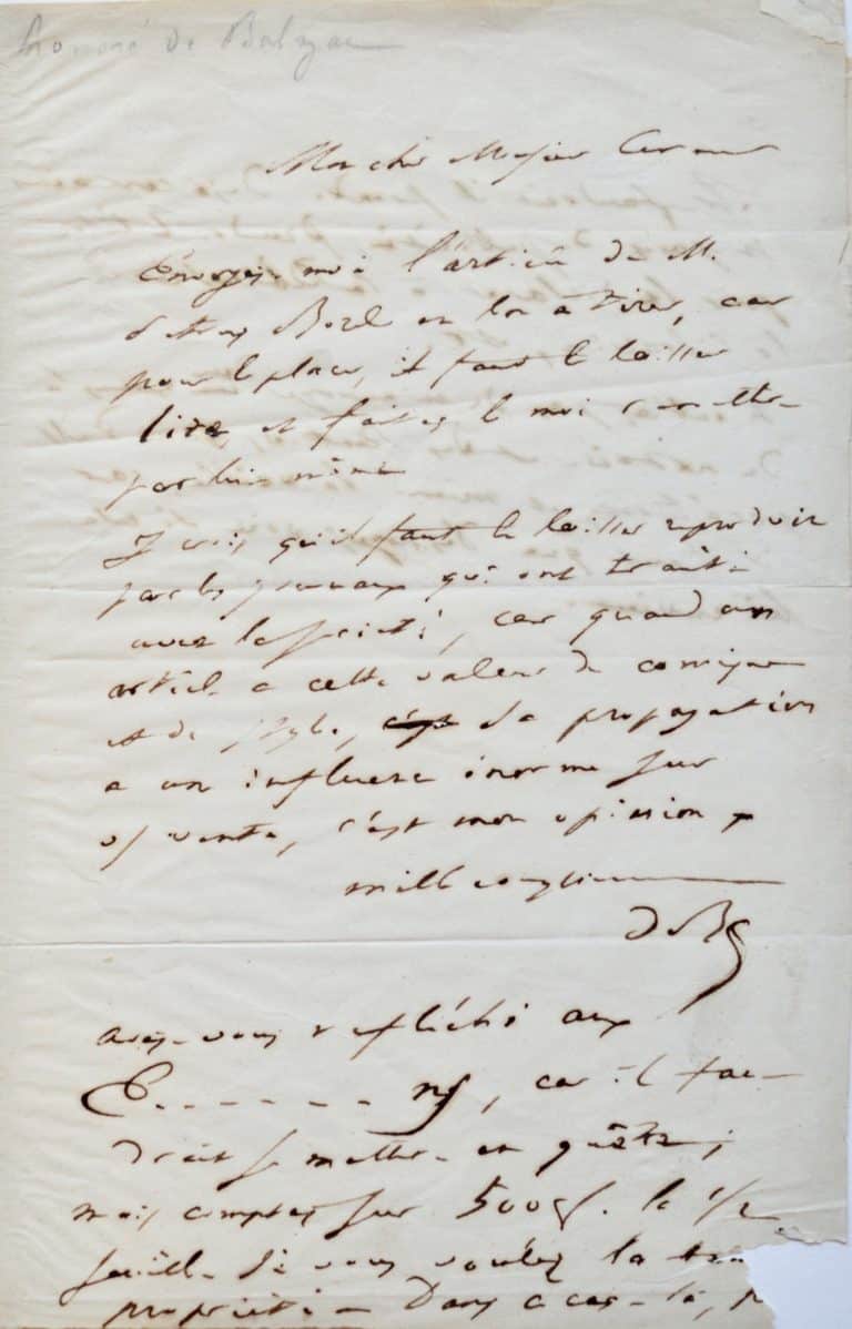 Balzac soutient Pétrus Borel dans la publication des Français peints par eux-mêmes.