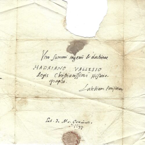 Belle et rare lettre de Graevius relative à son travail sur Cicéron. – vue 2