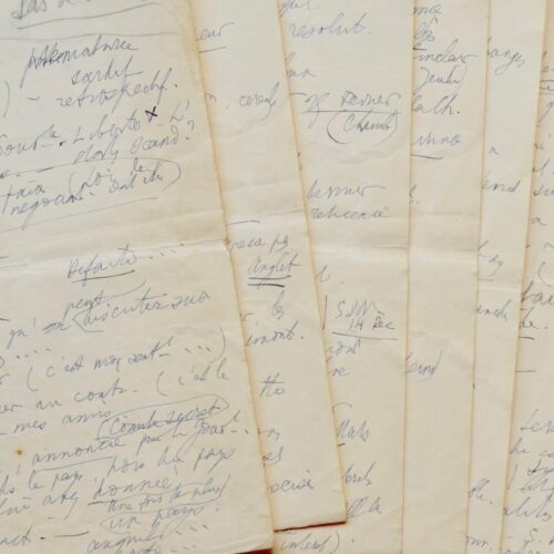 Précieuses notes de Léon Blum pour le Comité secret du 19 mars 1940 – vue 2