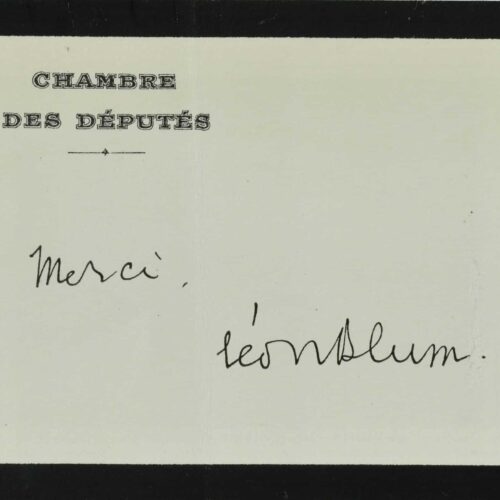 Réflexions de Léon Blum sur la littérature féminine. – vue 2