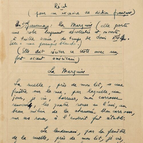 Les exercices de diction d'Eugène Ionesco – vue 2