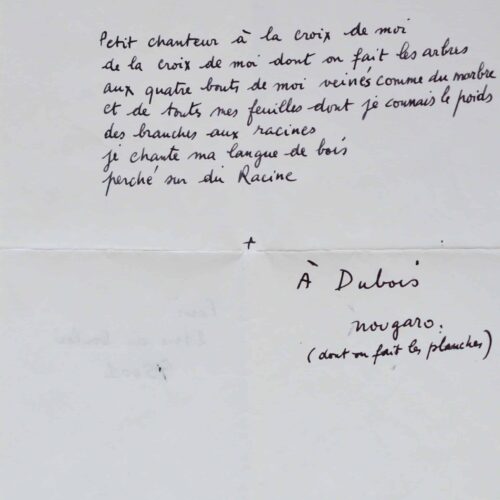 Nougaro parolier – vue 2