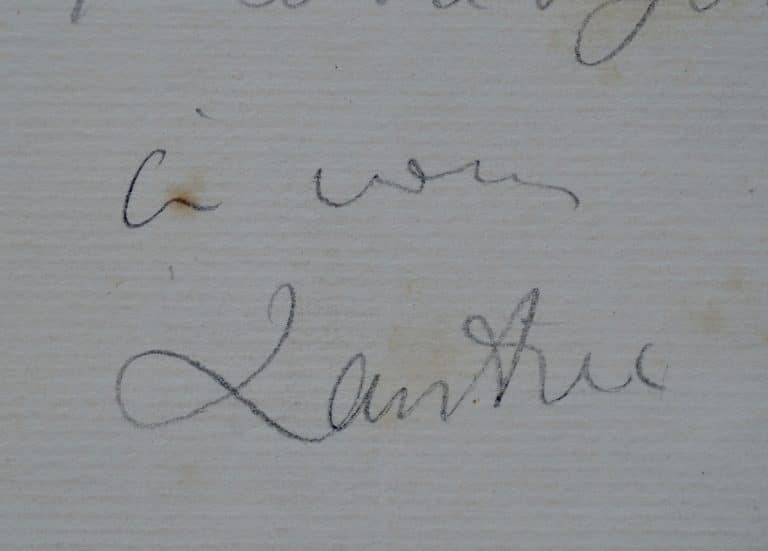 Mystérieux billet de rendez-vous de Toulouse-Lautrec