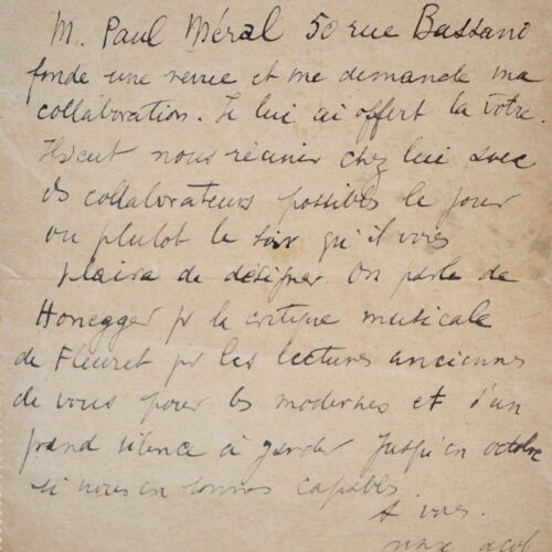 Amusantes lettres de Max Jacob adressées à Louis de Gonzague-Frick – vue 2