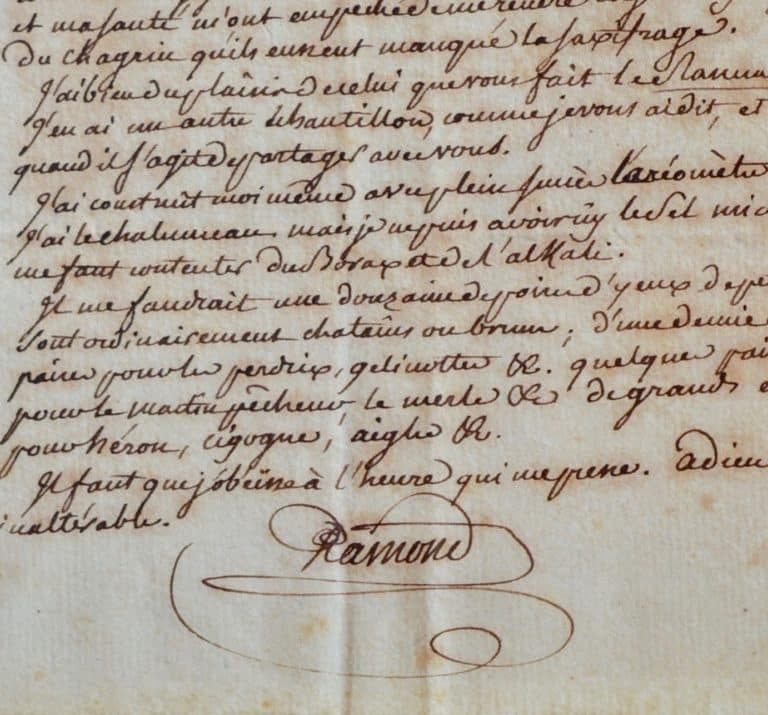 Passionnante lettre du pyrénéiste Ramond de Carbonnières