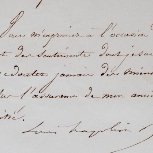 Louis-Napoléon Bonaparte évoque son coup d'État de 1851