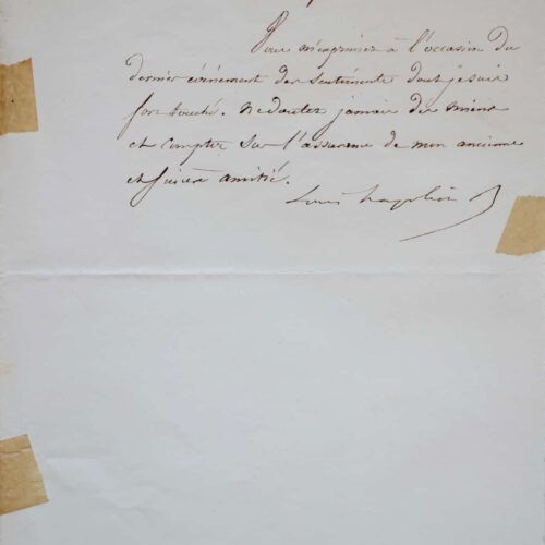 Louis-Napoléon Bonaparte évoque son coup d'État de 1851 – vue 2