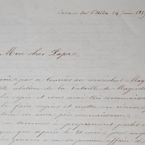 Récit de la bataille de Magenta par le général de Clermont-Tonnerre