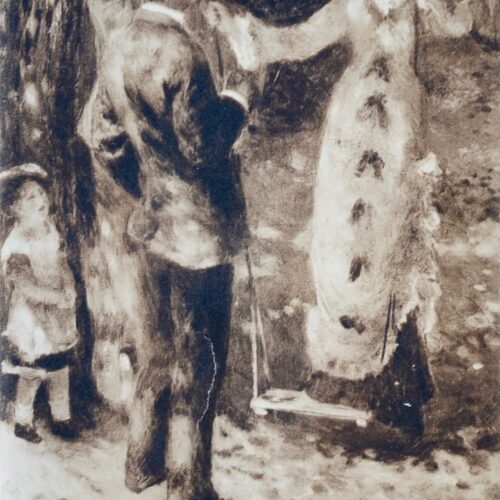 Envoi autographe de Renoir sur la reproduction d'un de ses tableaux – vue 2