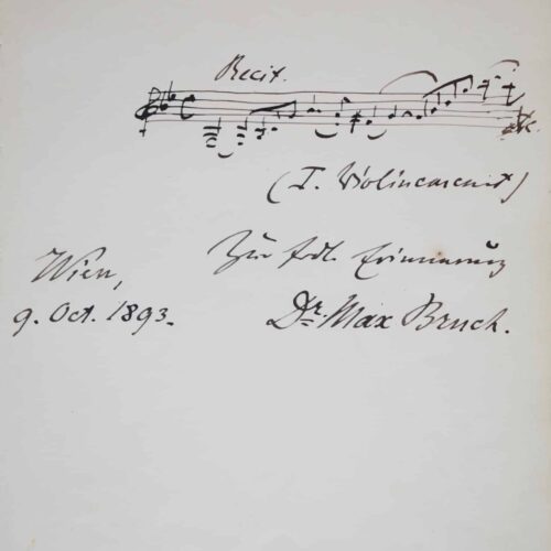 Portée extraite du plus célèbre Concerto pour violon de Bruch – vue 2
