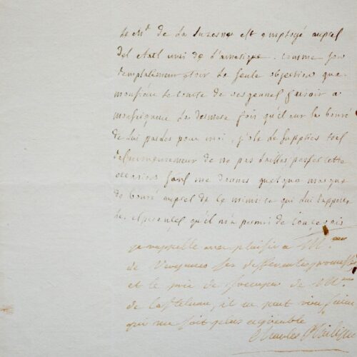 Charles-Philippe d'Artois, Vergennes, La Luzerne, Castelnau et l'indépendance des États-Unis – vue 2