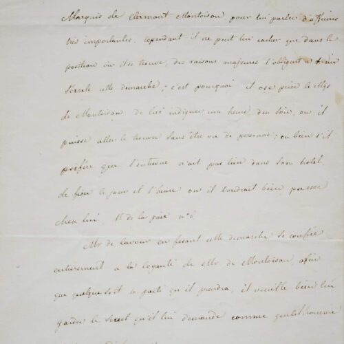 Cavour sollicite un rendez-vous secret – vue 2