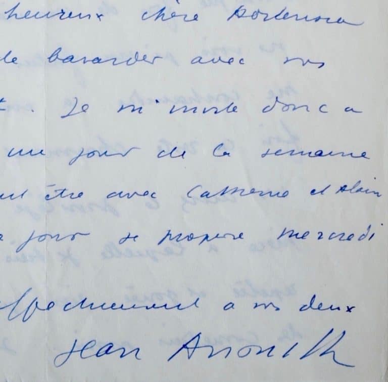 Jean Anouilh se confie : sa famille, ses ennuis, Antigone à New York, sa maison…
