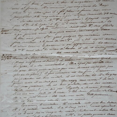 Intéressant témoignage d'une séance de magnétisme, en 1853 – vue 2