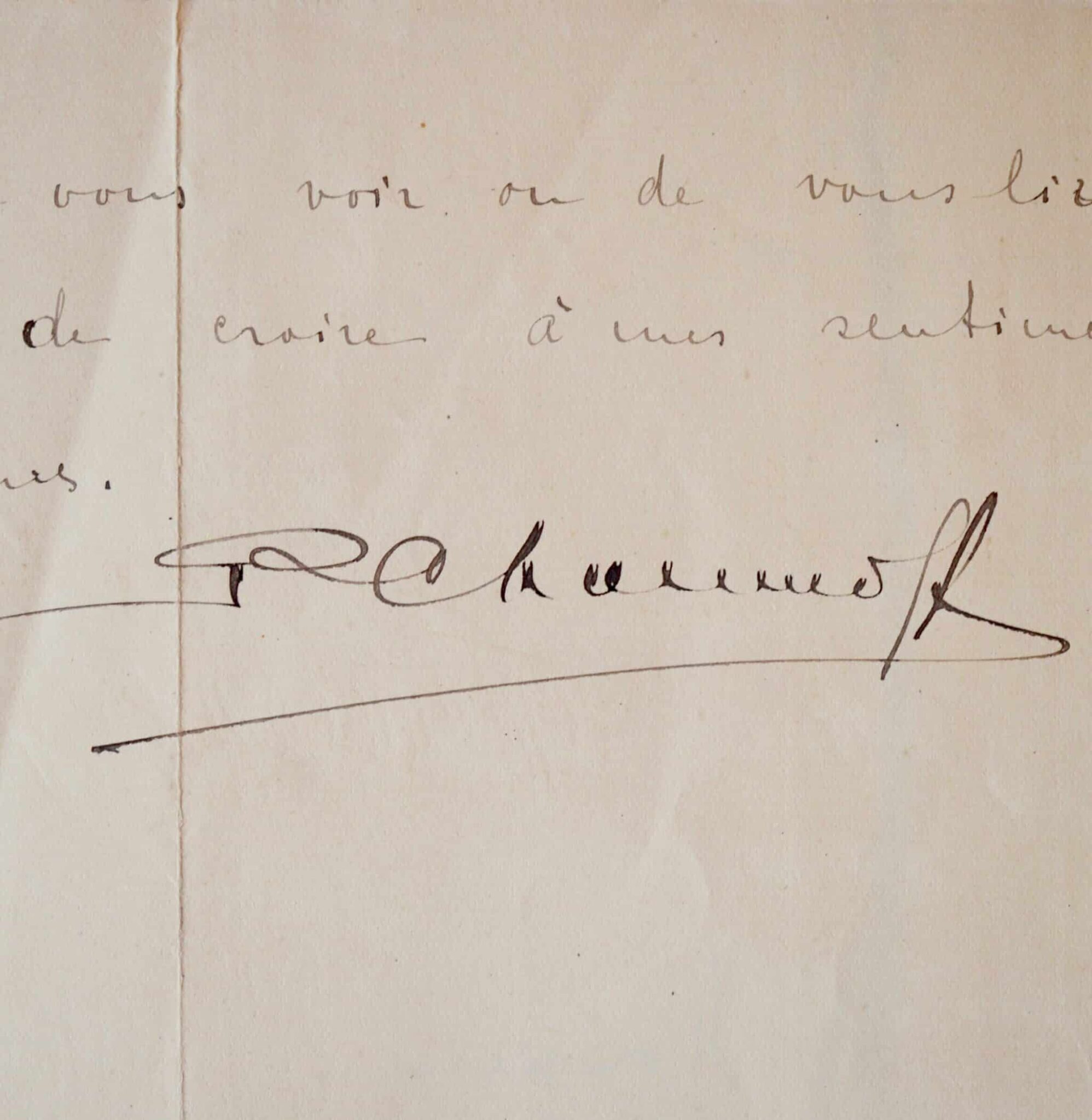 Correspondance du photographe Pierre Choumoff