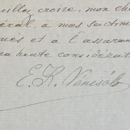 Le premier ministre grec, Elefthérios Venizélos, fait lever des troupes en 1918
