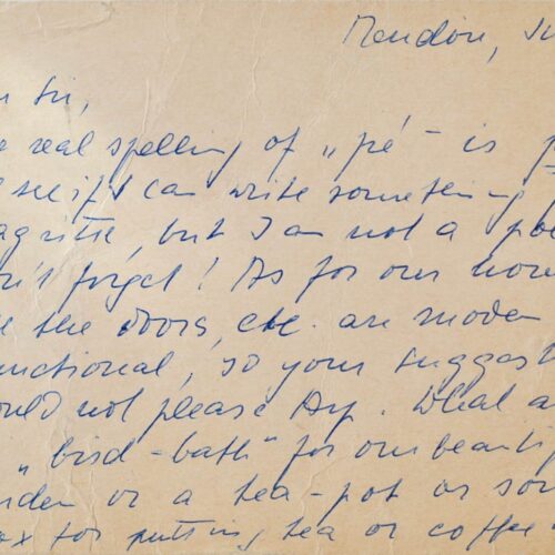 Rare texte surréaliste de Hans Arp, au sujet de Magritte – vue 2