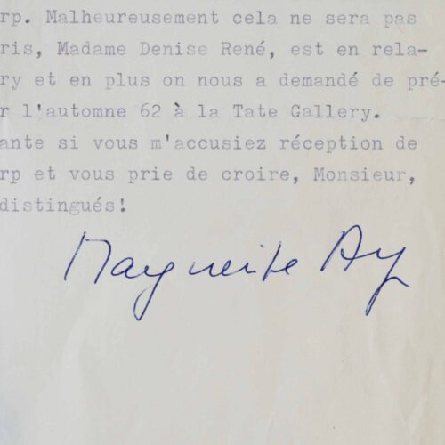 Rare texte surréaliste de Hans Arp, au sujet de Magritte