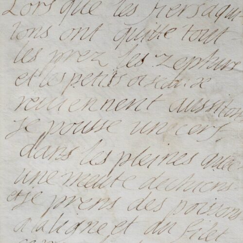 Devoir de composition manuscrit du jeune duc de Bourgogne