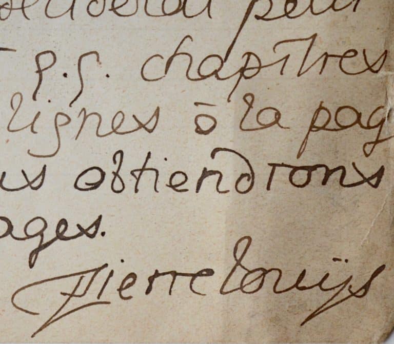 Pierre Louÿs remanie Les Aventures du roi Pausole en vue de sa première édition