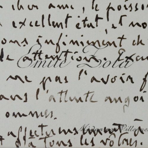 Émile Zola, angoissé