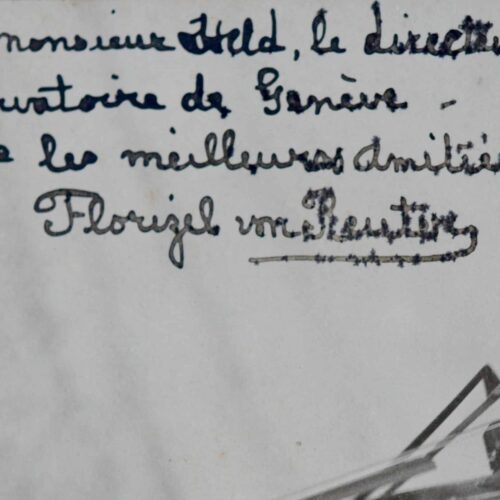 Portrait de Florizel von Reuter avec envoi autographe signé