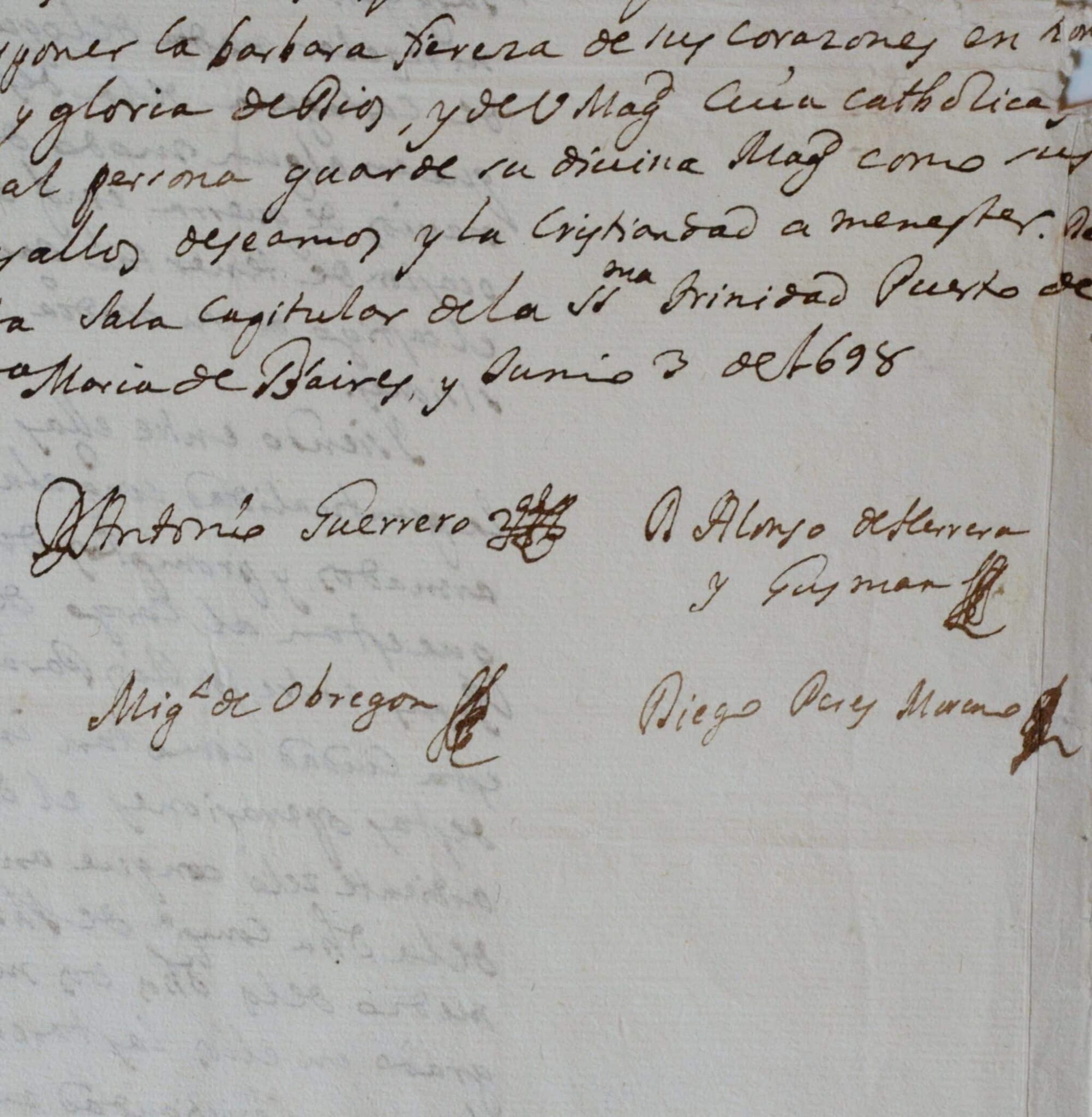 1698 : De la défense de Buenos Aires contre les attaques françaises 1698 : De la défense de Buenos Aires contre les attaques françaises