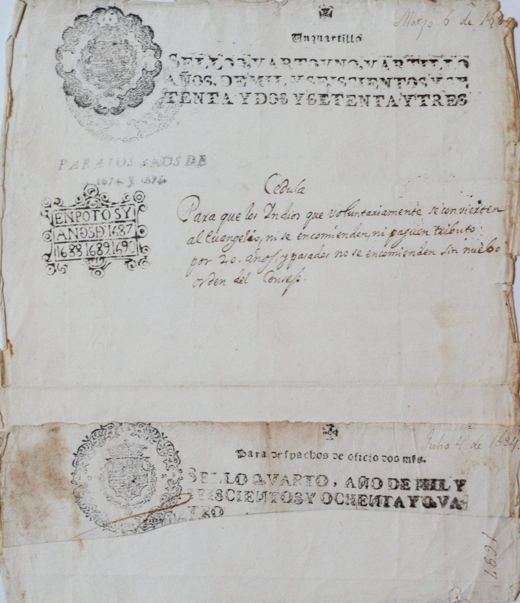 1698 : De la défense de Buenos Aires contre les attaques françaises – vue 5 1698 : De la défense de Buenos Aires contre les attaques françaises – vue 5
