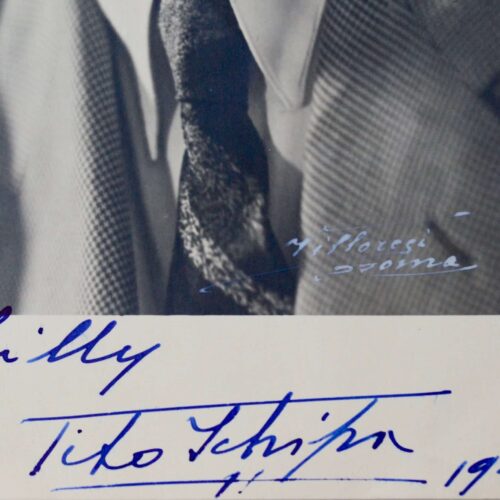 Gesigneerd door Tito Schipa