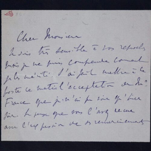 Proust, Anatole France et Robert de Montesquiou – vue 2