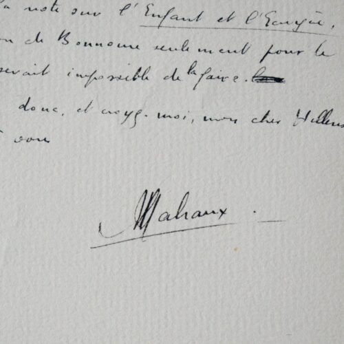 Malraux, à Hellens : Halévy, Grasset, les Cahiers verts, etc.