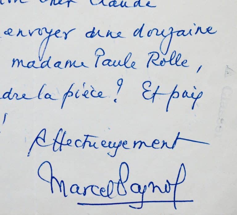 Pagnol fait adapter Topaze chez Paule Rolle
