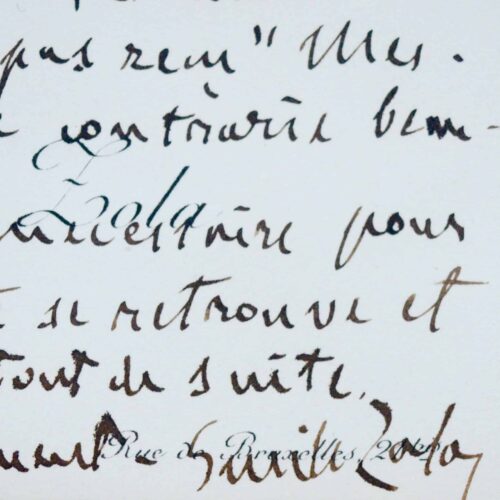 Zola demande à Fasquelle de renvoyer "Messidor" à Alphonse Daudet