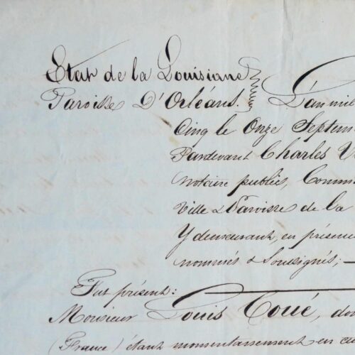 Litiges financiers entre la Nouvelle-Orléans et Nantes, en 1845