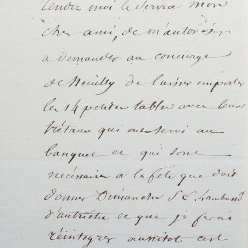 Bénard, architecte de la princesse Pauline Bonaparte – vue 2