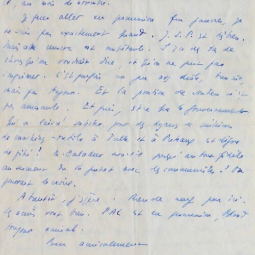 Robert Brasillach et le prix Goncourt de 1939 – vue 2