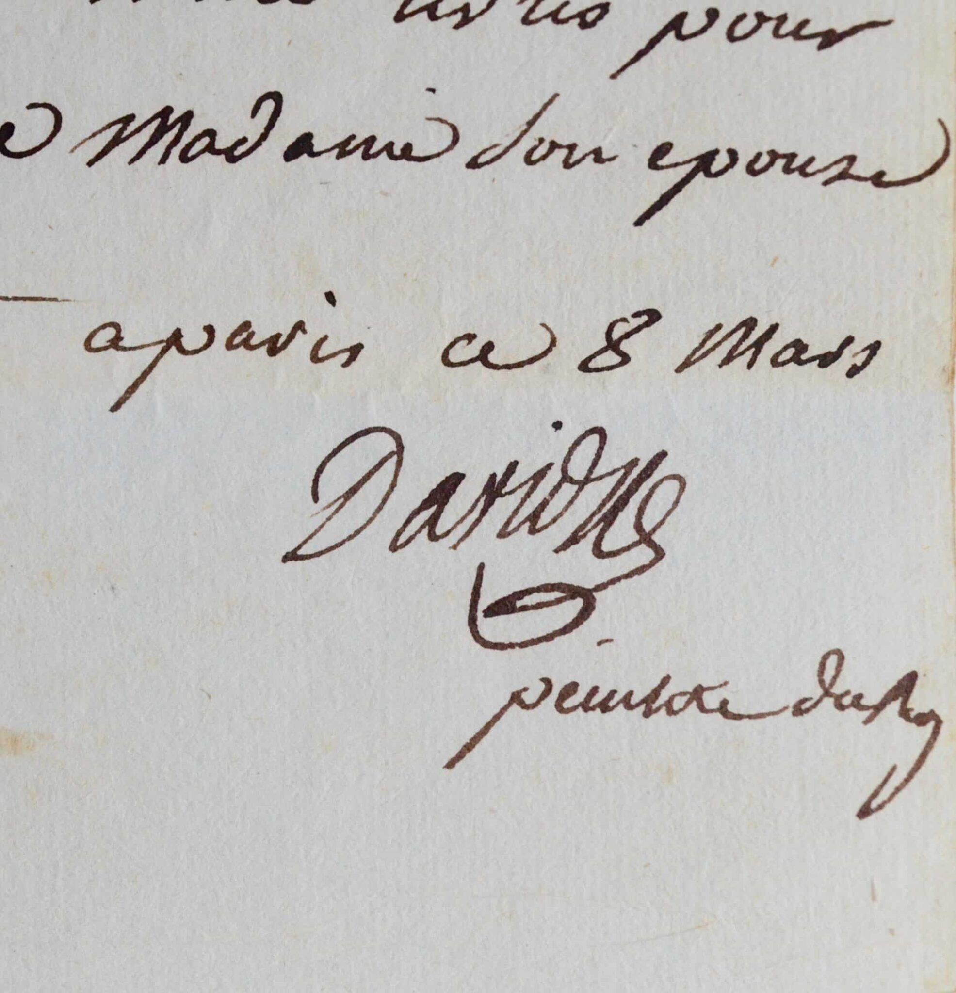Jacques-Louis David peint Madame de Sorcy-Thélusson